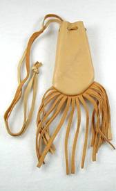 Native American Indian Buckskin Medicine Bag