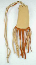 Native American Indian Buckskin Medicine Bag