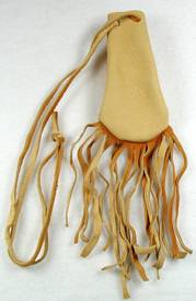 Native American Indian Buckskin Medicine Bag