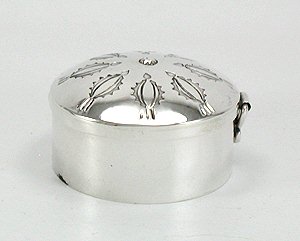 Navajo sterling silver box 