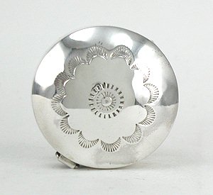 Navajo sterling silver box 