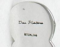 Navajo Sterling Silver Pie Cake Server by Don Platero