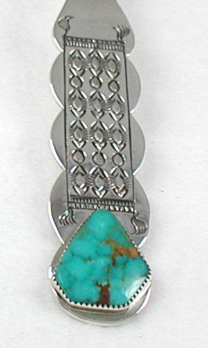 Navajo Sterling Silver Pie Cake Server by Don Platero