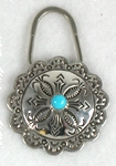 Native American Indian sterling silver key ring