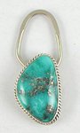 Native American Indian sterling silver key ring