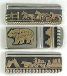Native American Navajo Sterling Silver Money Clip