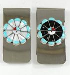 Native American Navajo Sterling Silver Money Clip
