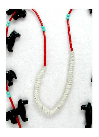 Navajo Heishi Horse Fetish Choker Necklace