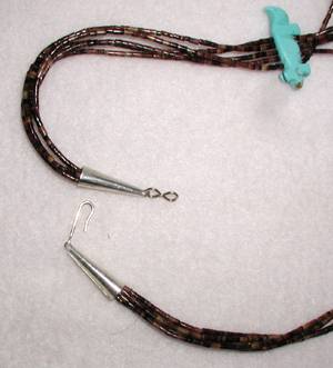 Navajo Heishi Fetish Choker Necklace