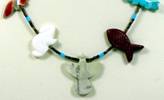 Navajo 7 animal fetish choker