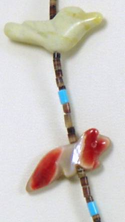 Navajo Heishi Fetish Choker Necklace