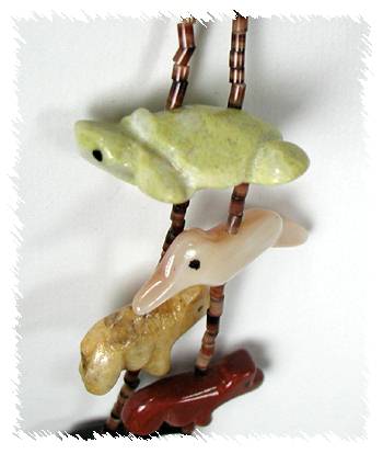 Navajo Heishi Fetish Necklace by Neil Thomas