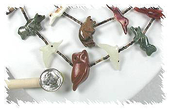 Navajo Heishi Fetish Necklace by Neil Thomas