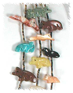 Navajo Heishi Fetish Necklace by Neil Thomas