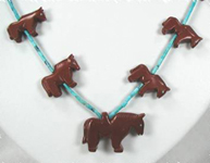 Navajo Horse Fetish Necklace