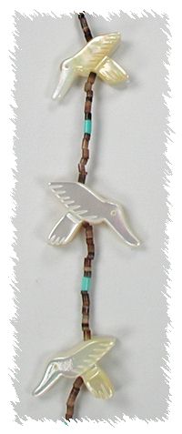 Navajo Heishi Fetish Necklace by Corrine Ramirez
