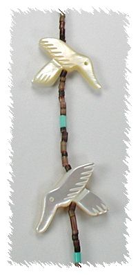 Navajo Heishi Fetish Necklace by Corrine Ramirez