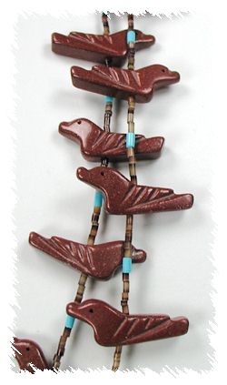 Navajo Heishi Fetish Necklace by Corrine Ramirez