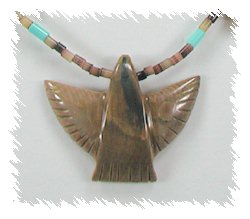 Navajo Heishi Fetish Necklace by Hector Goodluck