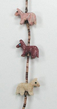 Navajo  Horse Fetish Necklace