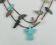 Navajo Animal Fetish Necklace