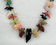 Navajo Animal fetish Necklace