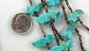 Navajo Heishi Animal Fetish Necklace