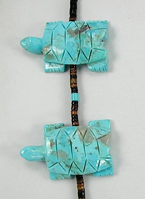Navajo Turtle Fetish Necklace by Corrine Ramirez