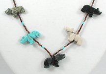 Navajo Animal fetish Necklace