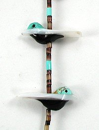 Navajo Heishi Fetish Necklace by Hector Goodluck