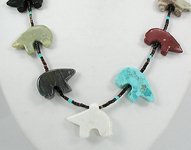 Navajo Animal fetish Necklace