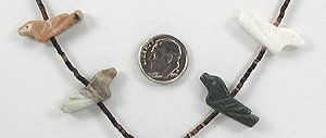 Navajo turquoise  hummingbirt Fetish Necklace by Corrine Ramirez