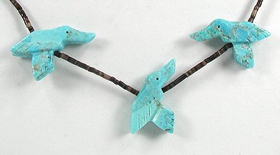Navajo Heishi Fetish Necklace by Corrine Ramirez