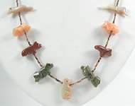 Navajo Animal fetish Necklace