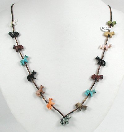 Navajo  Horse Fetish Necklace