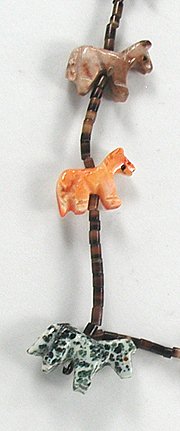 Navajo  Horse Fetish Necklace
