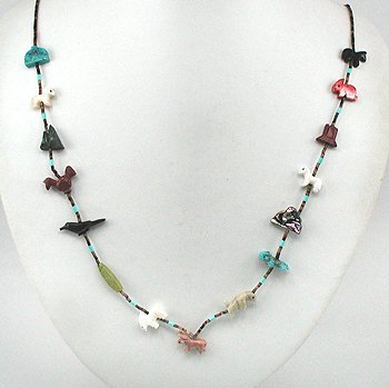 Navajo  Monument Valley  Fetish Necklace