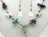 Navajo Animal Monument Valley fetish Necklace