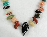 Navajo Animal fetish Necklace