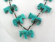 Navajo Horse Fetish Necklace