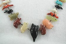 Navajo Animal fetish Necklace