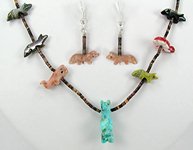 Navajo Animal fetish Necklace