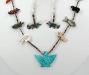 Navajo Animal fetish Necklace