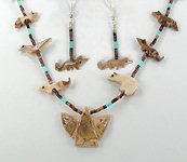 Navajo Animal fetish Necklace