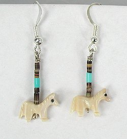 Navajo Heishi Fetish Necklace by Hector Goodluck