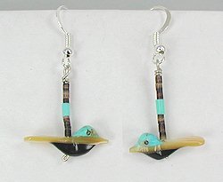 Navajo Heishi Fetish Necklace by Hector Goodluck