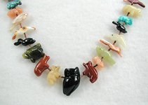 Navajo Animal fetish Necklace