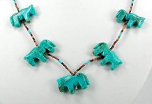 Navajo Horse Fetish Necklace