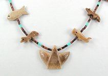 Navajo Animal fetish Necklace