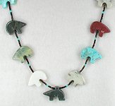 Navajo Animal fetish Necklace